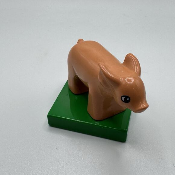 Lego Duplo Animals Lot Set Of 8 Zoo Keeper Cow Giraffe Polar Bear Tiger Pig - Picture 6 of 13